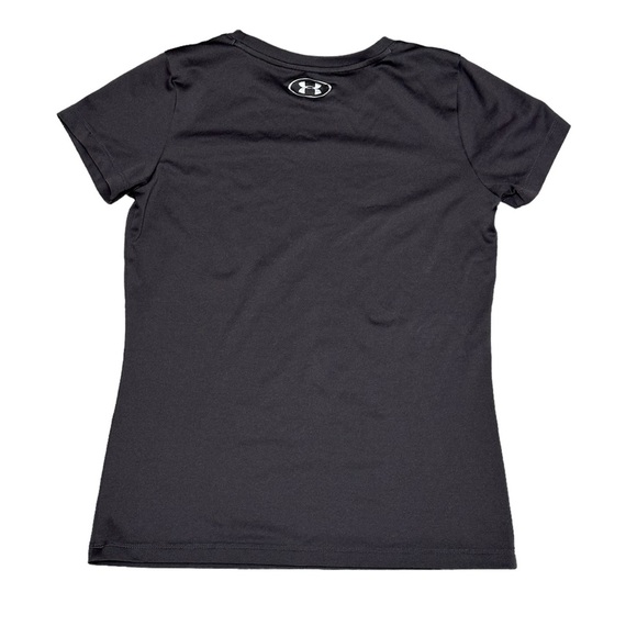 Women’s Under Armour XS 0 - 2 Short Sleeve T-Shirt Top Tee Grey Gray HeatGear - Picture 4 of 7